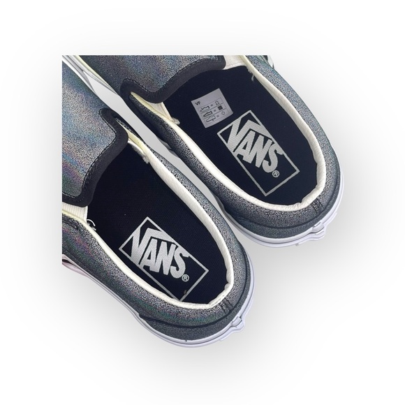 new Vans ™ ®✌︎︎ Prismatic Suede Slip On Sneakers ✌︎︎ Shiny Rainbow Reflective 6 - Picture 11 of 16